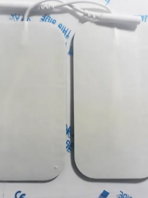 1 Globus Tens Cihazı Uyumlu Elektrot Pedi, Düz Girişli-Kablolu-Soketli 5 x 9 cm